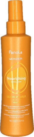 Fanola WONDER NOURISHING RESTRUCTURING LEAVE-IN MILK SPRAY  195 ml SOFTNESS AND BRIGHTNESS